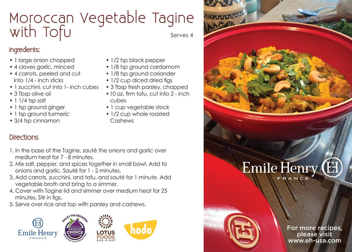 Moroccan Vegetable Tagine with Tofu