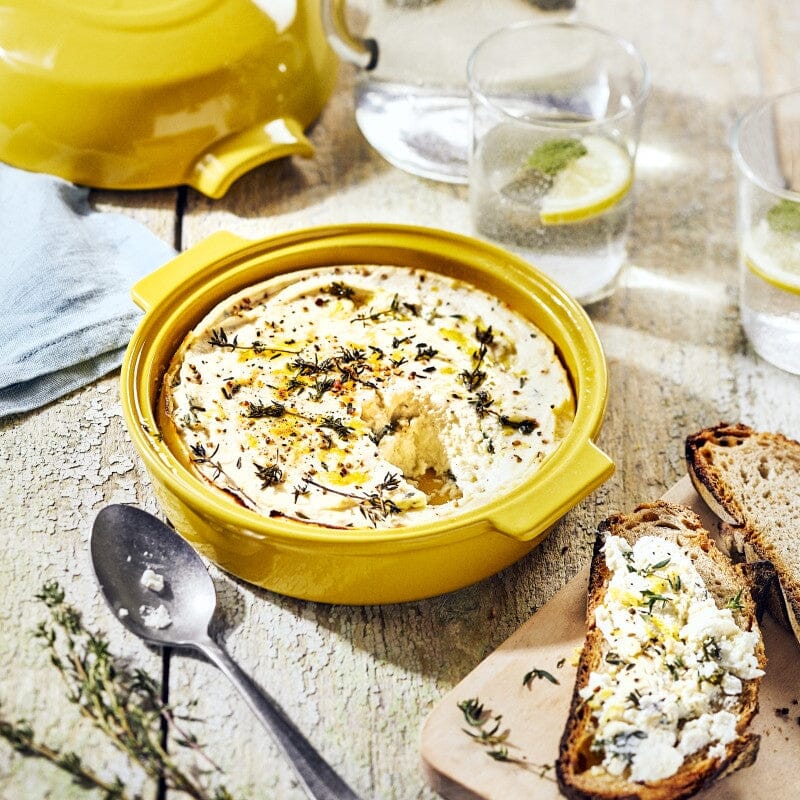 LEMON & FRESH HERB BAKED RICOTTA DIP