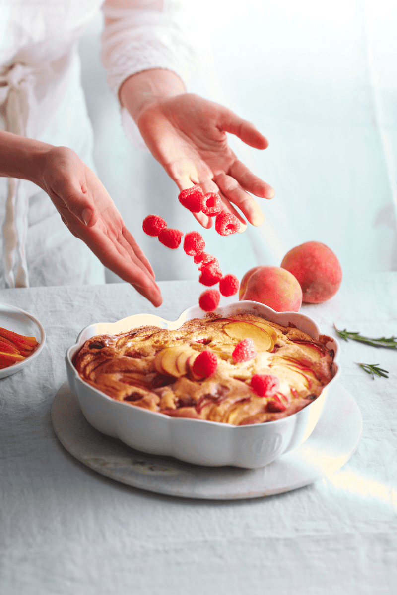Raspberry and Peach Fondant