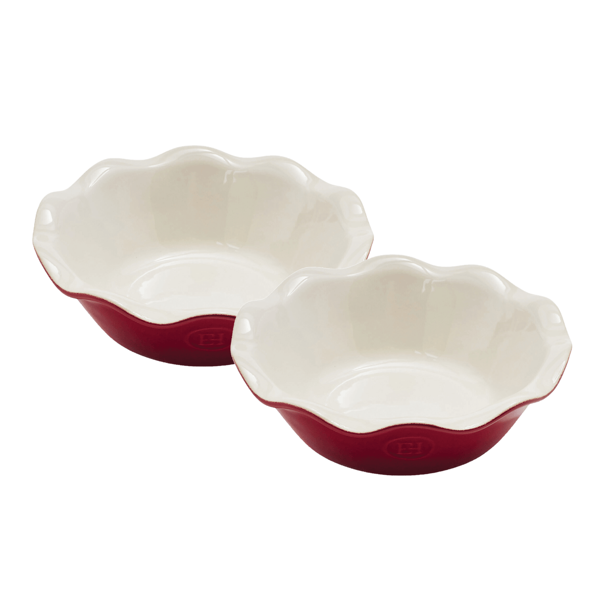 Modern Classics Mini Pie Dish (Set of 2) Ovenware Emile Henry = Rouge