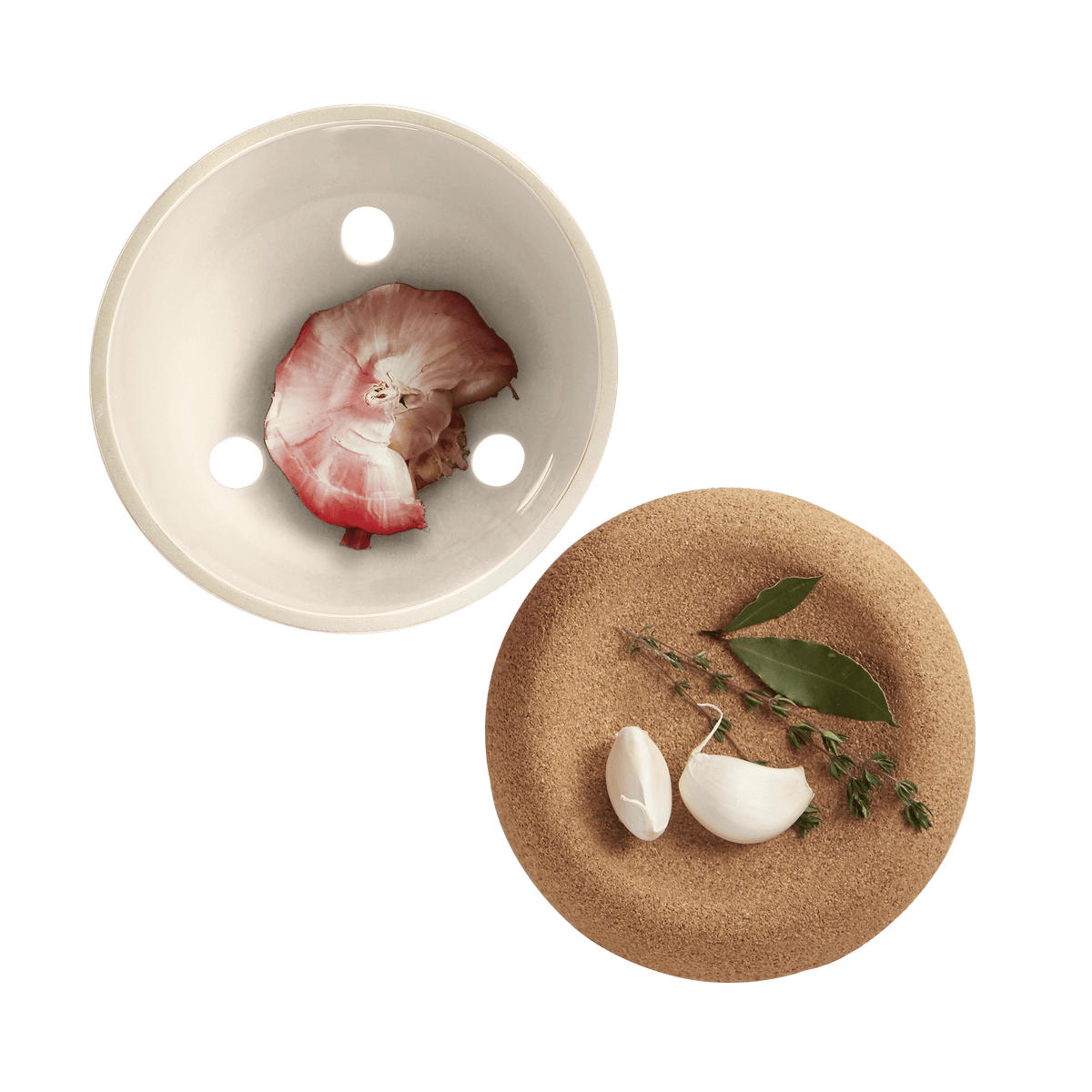 Garlic Storage Pot Storage Emile Henry USA = Clay