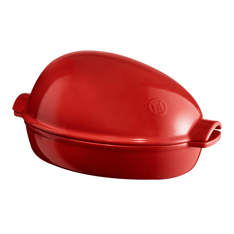 Emile Henry Large Ceramic Roaster, Handcrafted in Marcigny, France