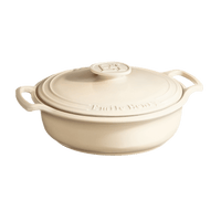 Sublime 4 qt. Braiser Cookware Emile Henry USA Cr�me