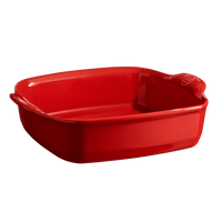 The Right Dish Square Baking Dish Bakeware Emile Henry USA = Burgundy