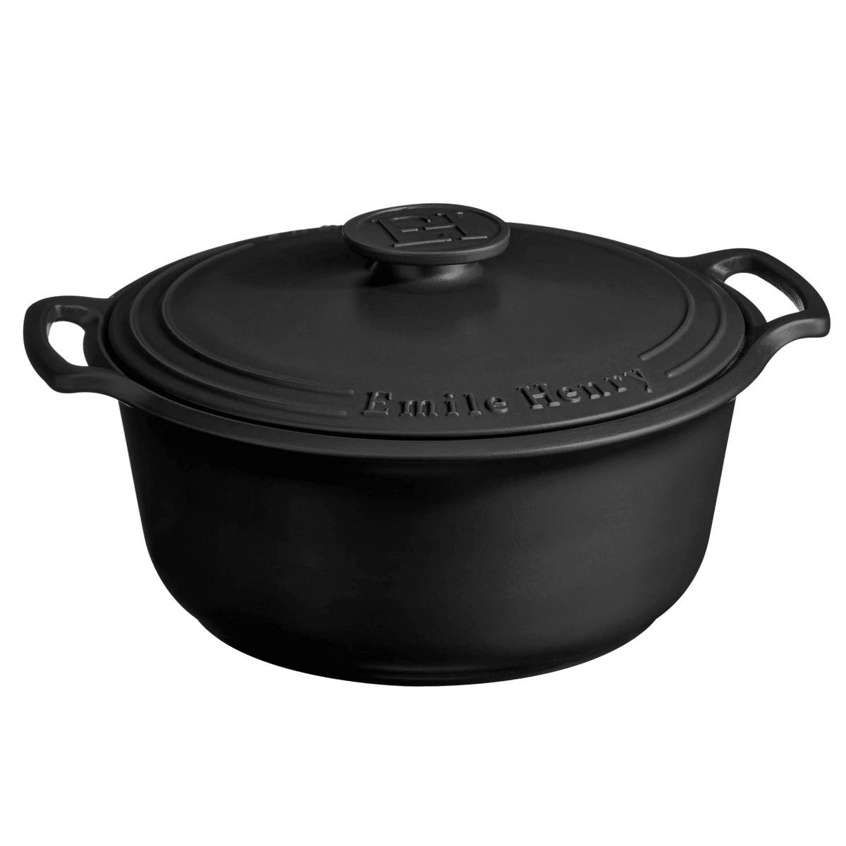 Sublime Dutch Oven Cookware Emile Henry USA Black (EH Online Exclusive) 7.5 qt