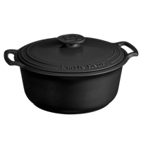 Sublime Dutch Oven Cookware Emile Henry USA Black (EH Online Exclusive) 7.5 qt
