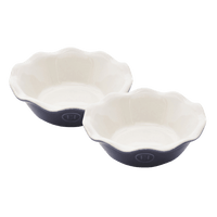 Modern Classics Mini Pie Dish (Set of 2) Ovenware Emile Henry = Twilight