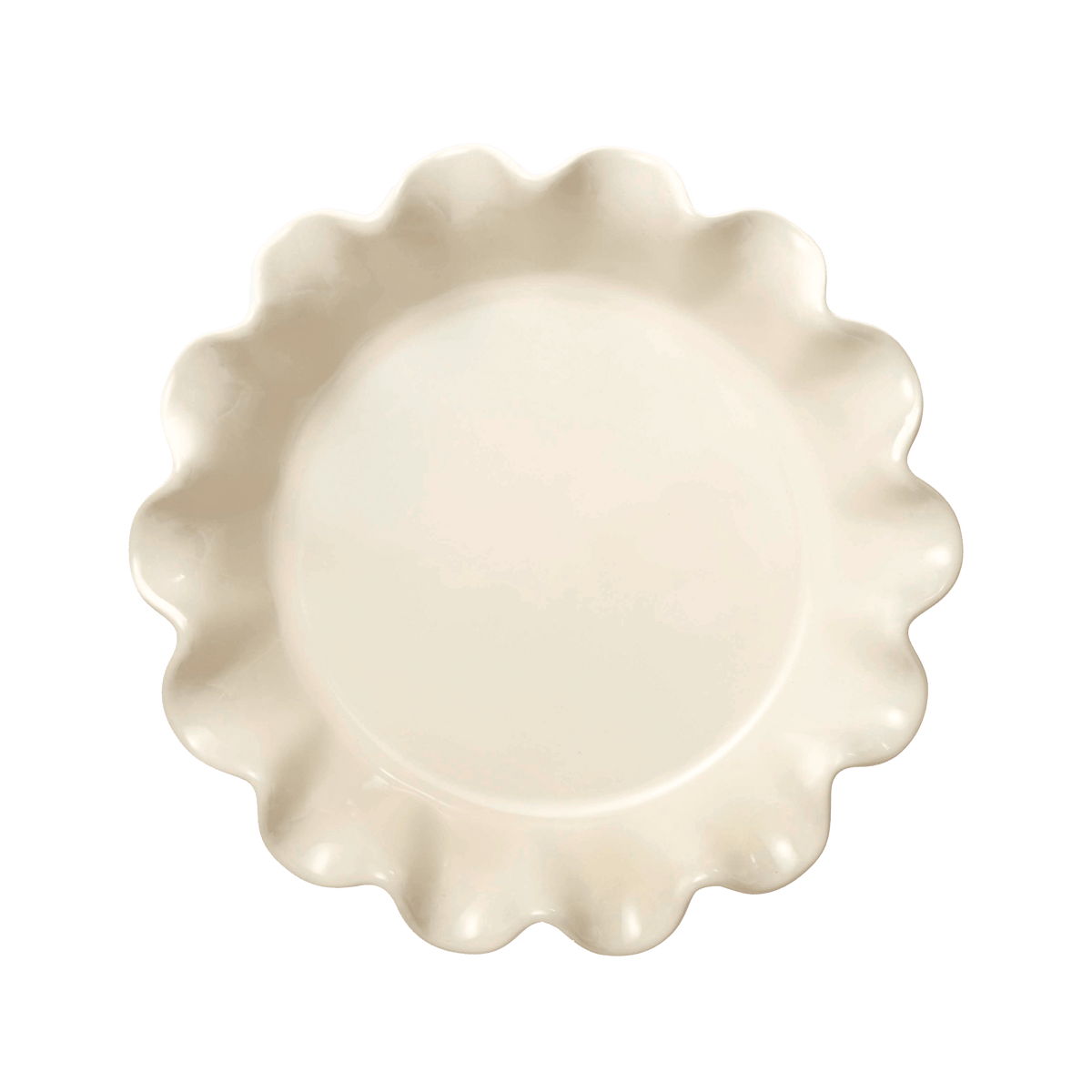 Ruffled Pie Dish Bakeware Emile Henry = Clay