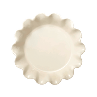 Ruffled Pie Dish Bakeware Emile Henry = Clay
