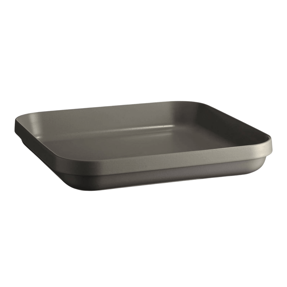 Welcome Square Baking Dish Discontinued Emile Henry USA Light Gray Medium
