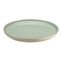 Everyday Dinner Plate- 11 Tableware Emile Henry USA Almond/Ivory