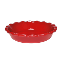 Pie Dish Bakeware Emile Henry = Burgundy