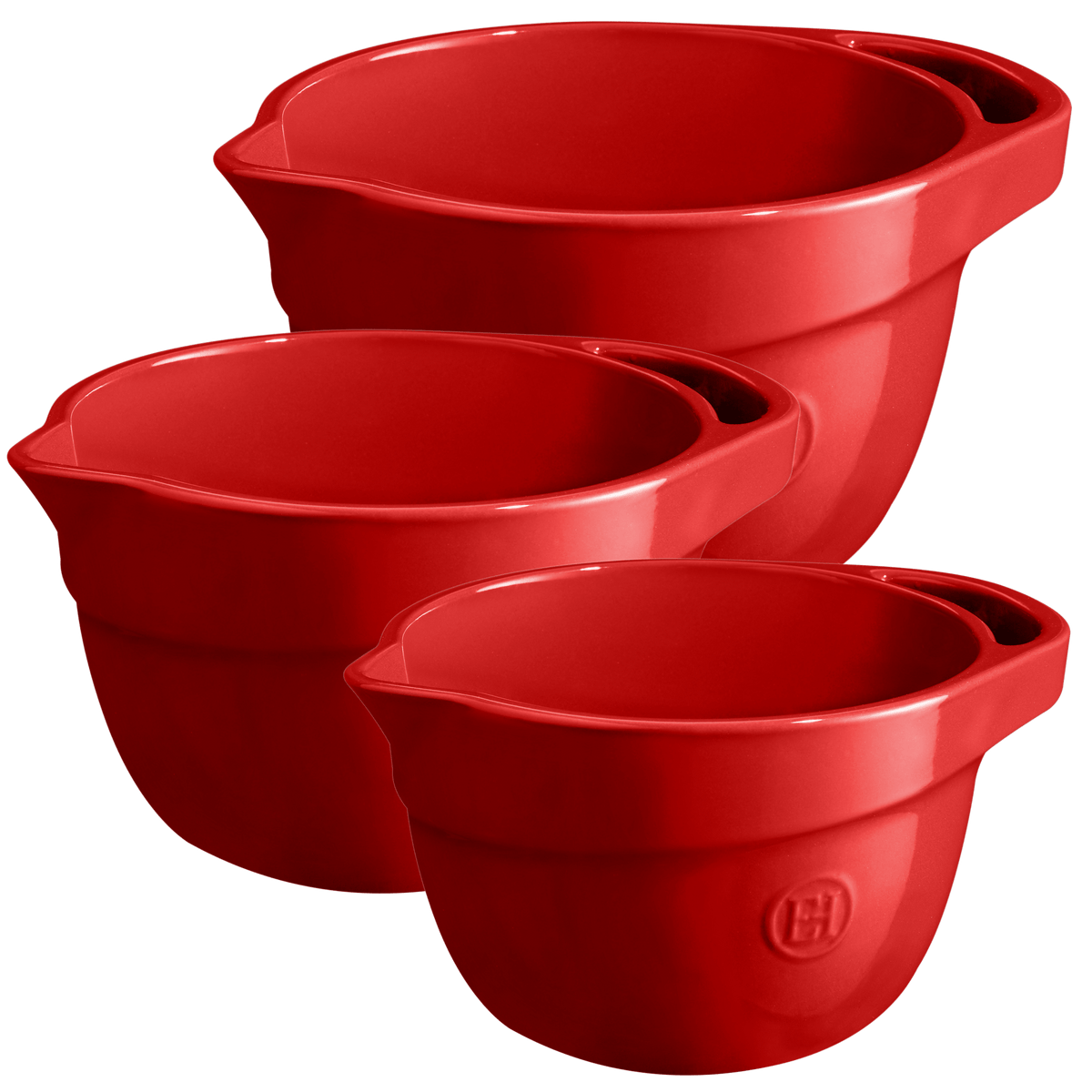 Mixing Bowls Kitchenware Emile Henry = Burgundy Small