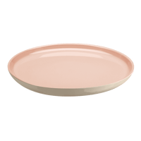 Everyday Dinner Plate- 11 Tableware Emile Henry USA Powder Pink/Ivory