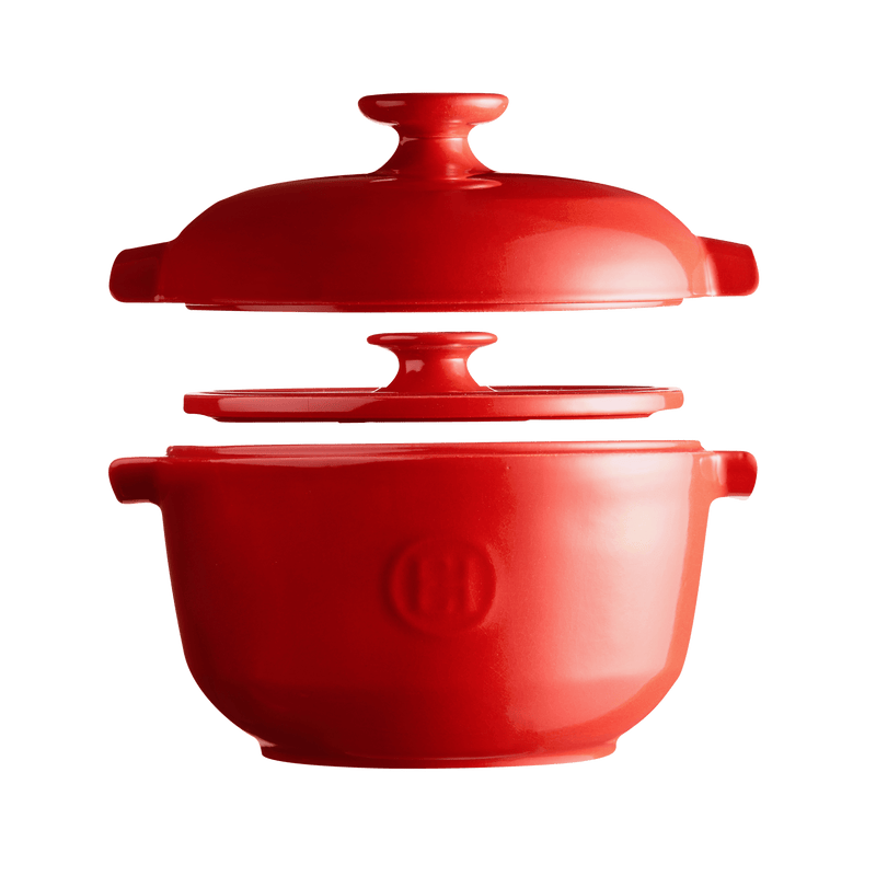 Emile Henry Ceramic Rice Pot, Handcrafted in France since 1850