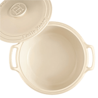 Sublime Dutch Oven Cookware Emile Henry USA Creme