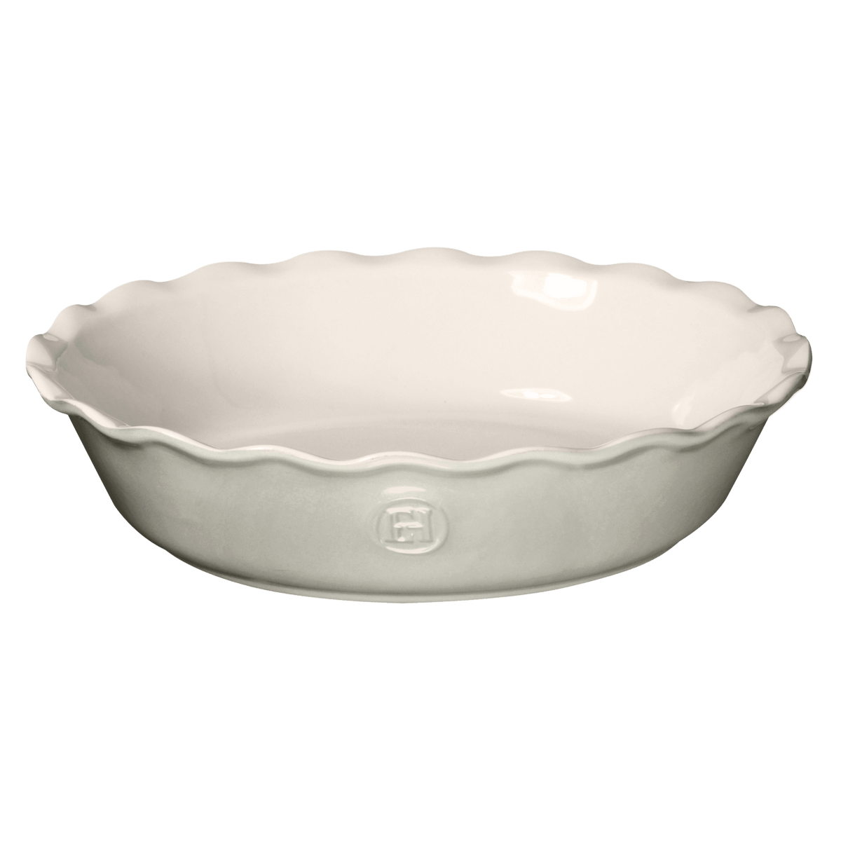 Modern Classics Pie Dish Ovenware Emile Henry = Pearl Gray