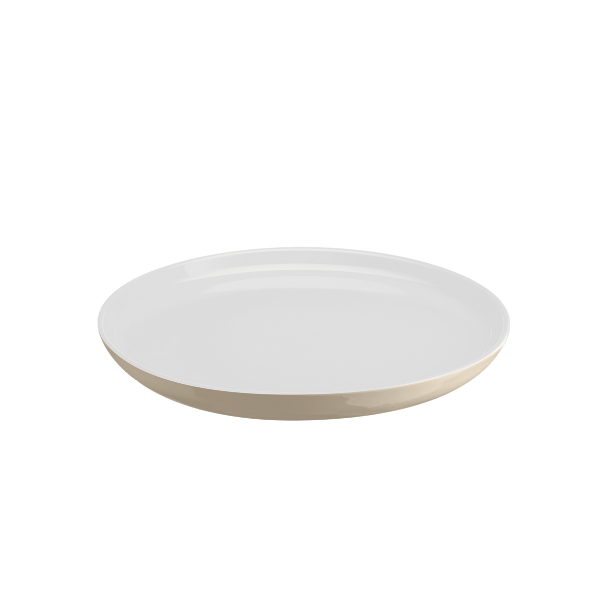 Everyday Salad/Dessert Plate 8 Tableware Emile Henry USA  Sugar/Ivory