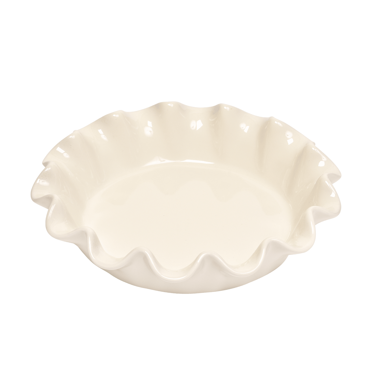 Ruffled Pie Dish Bakeware Emile Henry = Clay
