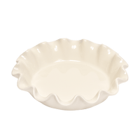 Ruffled Pie Dish Bakeware Emile Henry = Clay