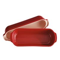 Pullman/Long Loaf Bread Baker Bakeware Emile Henry USA Burgundy