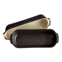 Pullman/Long Loaf Bread Baker Bakeware Emile Henry USA Charcoal