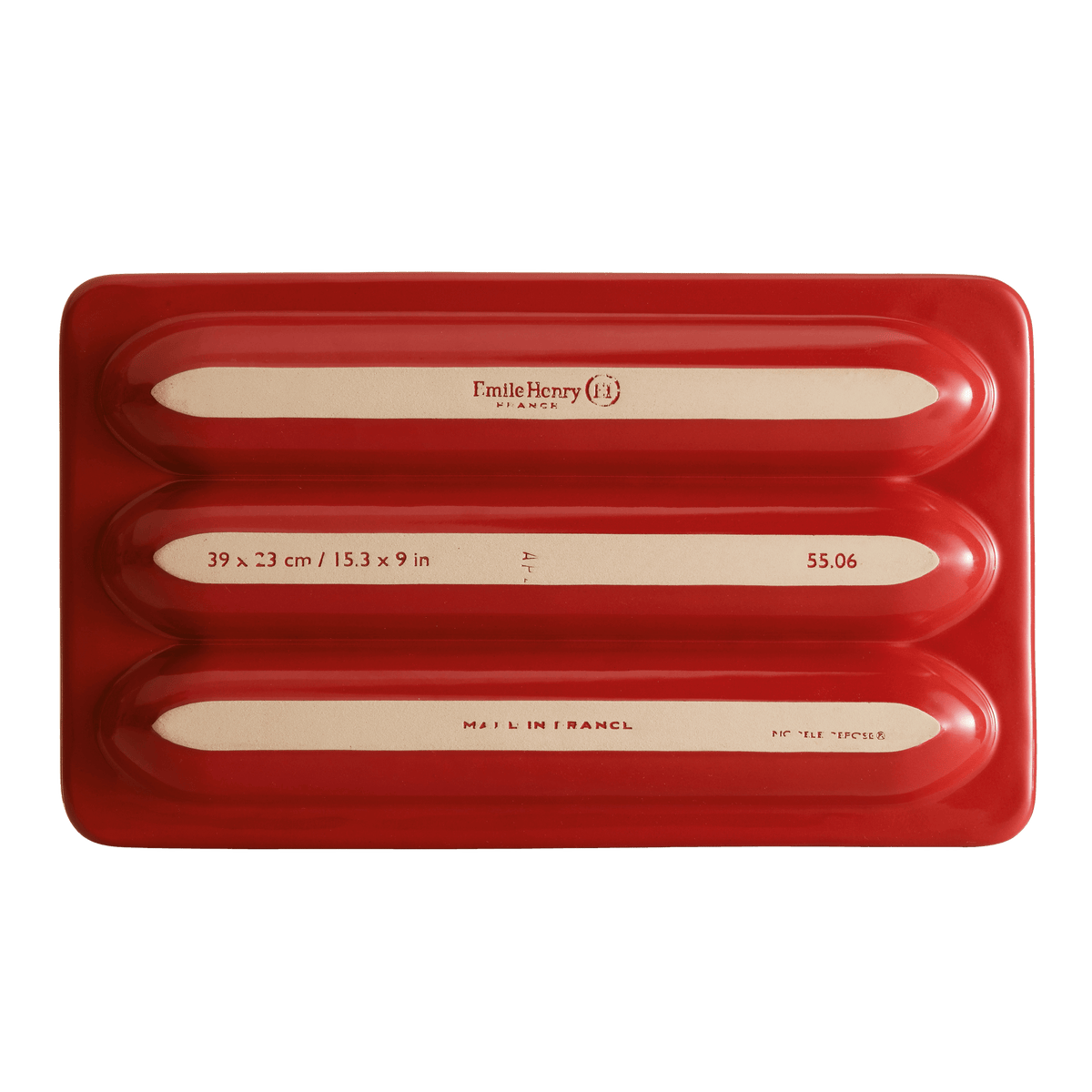 Baguette Baker Bakeware Emile Henry USA Burgundy