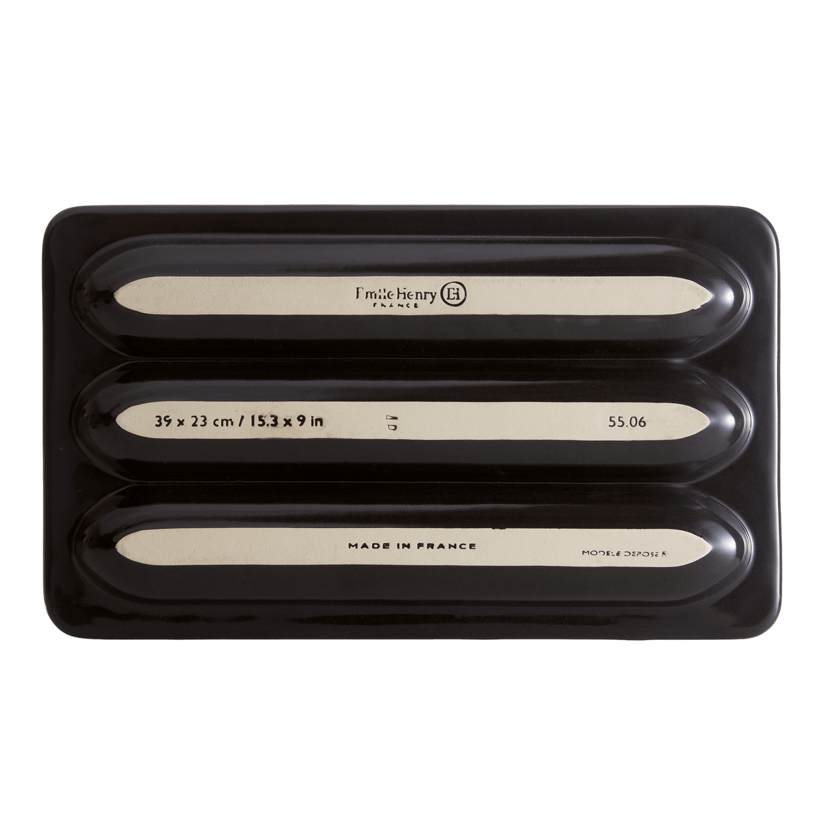 Baguette Baker Bakeware Emile Henry USA Charcoal