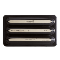 Baguette Baker Bakeware Emile Henry USA Charcoal