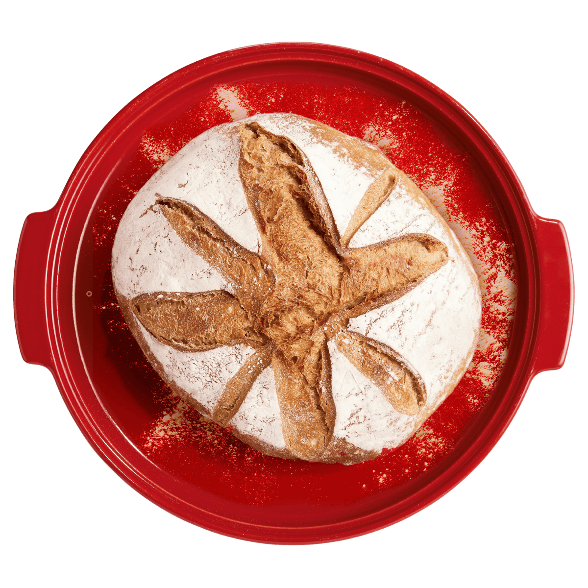 Modern Bread Cloche Bakeware Emile Henry USA Burgundy