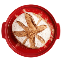 Modern Bread Cloche Bakeware Emile Henry USA Burgundy