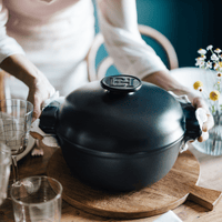 Delight Round Dutch Oven (Induction Compatible) Cookware Emile Henry USA 2 QT