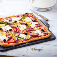 Square Pizza Stone Specialized Tools Emile Henry USA Charcoal