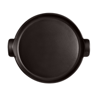 Deep Dish Pizza Pan On The Barbeque Emile Henry USA Charcoal