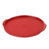 Ridged Pizza Stone Specialized Tools Emile Henry USA Burgundy