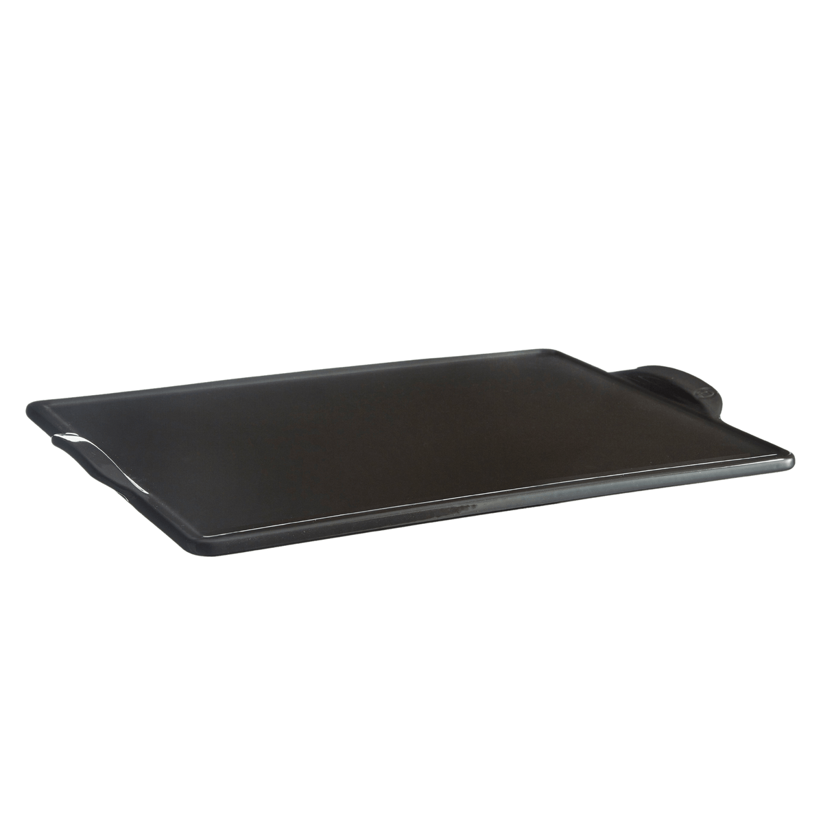 Rectangular Pizza Stone On The Barbeque Emile Henry USA Charcoal