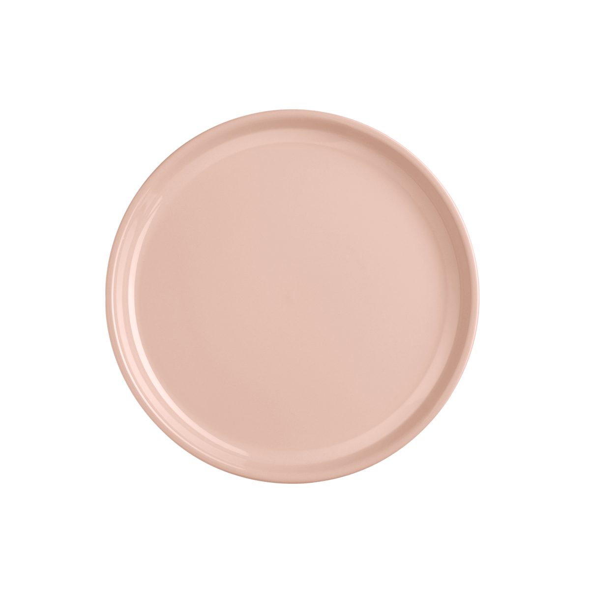 Everyday Salad/Dessert Plate 8 Tableware Emile Henry USA  Powder Pink/Ivory