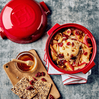 Cheese Baker Ovenware Emile Henry USA Burgundy