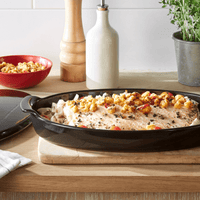 Oval Covered Baker / Fish Steamer Ovenware Emile Henry USA Charcoal