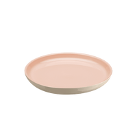 Everyday Salad/Dessert Plate 8 Tableware Emile Henry USA  Powder Pink/Ivory