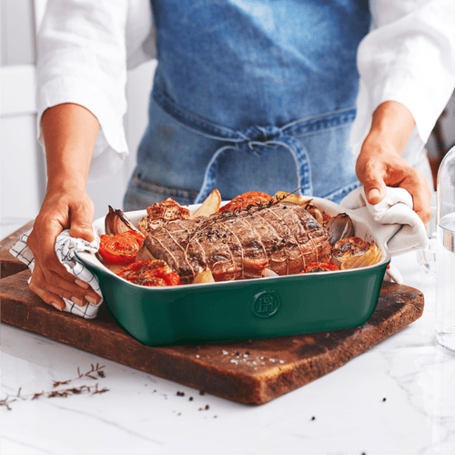 Modern Classics Rectangular Baker Ovenware Emile Henry = Evergreen