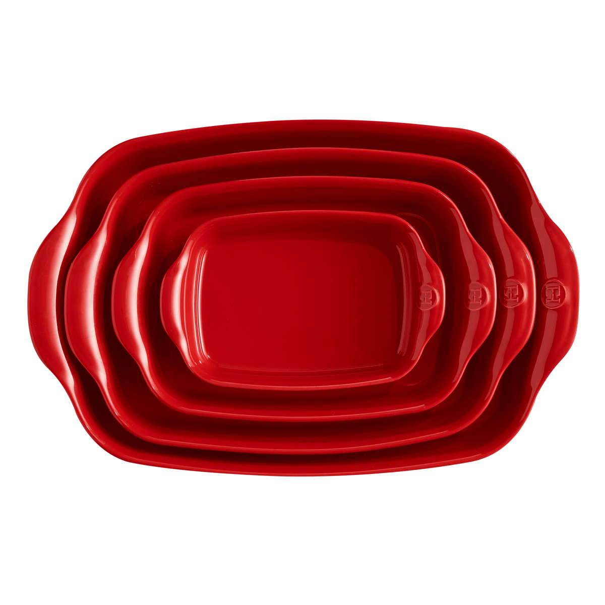 The Right Dish Rectangular Baker Baking Dish Emile Henry = Burgundy