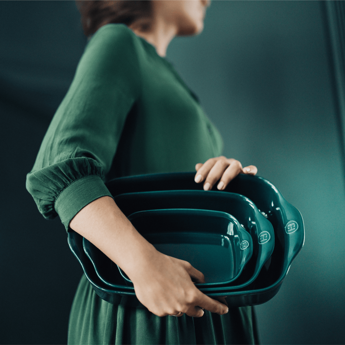 The Right Dish Rectangular Baker Emile Henry = Cedar