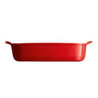 The Right Dish Rectangular Baker Baking Dish Emile Henry = Burgundy