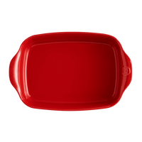 The Right Dish Rectangular Baker Baking Dish Emile Henry = Burgundy