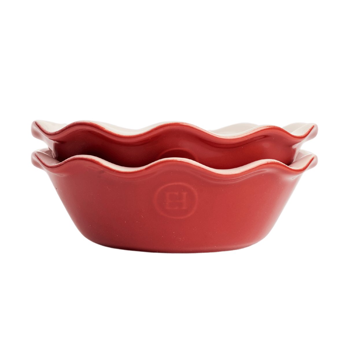 Modern Classics Mini Pie Dish (Set of 2) Ovenware Emile Henry = Rouge