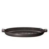 Oval Grill Pan (EH Online Exclusive) On The Barbeque Emile Henry