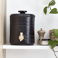 Vinegar Pot Kitchenware Emile Henry USA = Black