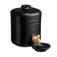 Vinegar Pot Kitchenware Emile Henry USA = Black