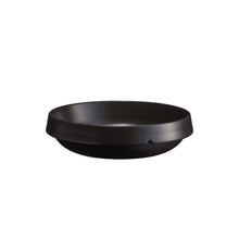 Emile Henry USA Welcome Round Dish Welcome Round Dish Professional Emile Henry 1.8 L Charcoal  Product Image 3